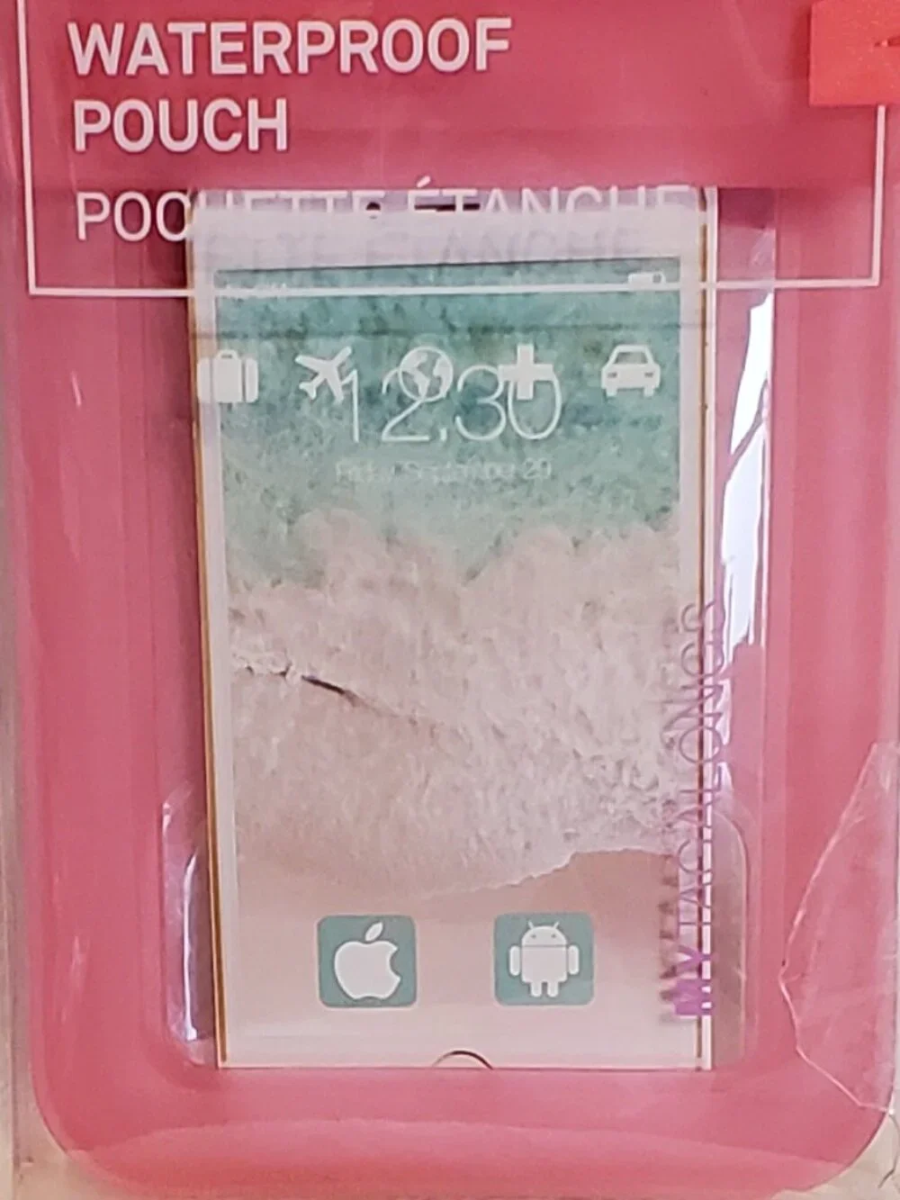 My Tagalongs Waterproof Phone Holder with ribbon strap  Brand New! Pink